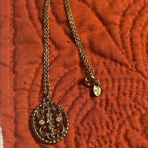 Citation Art Nuevo Filigree Necklace